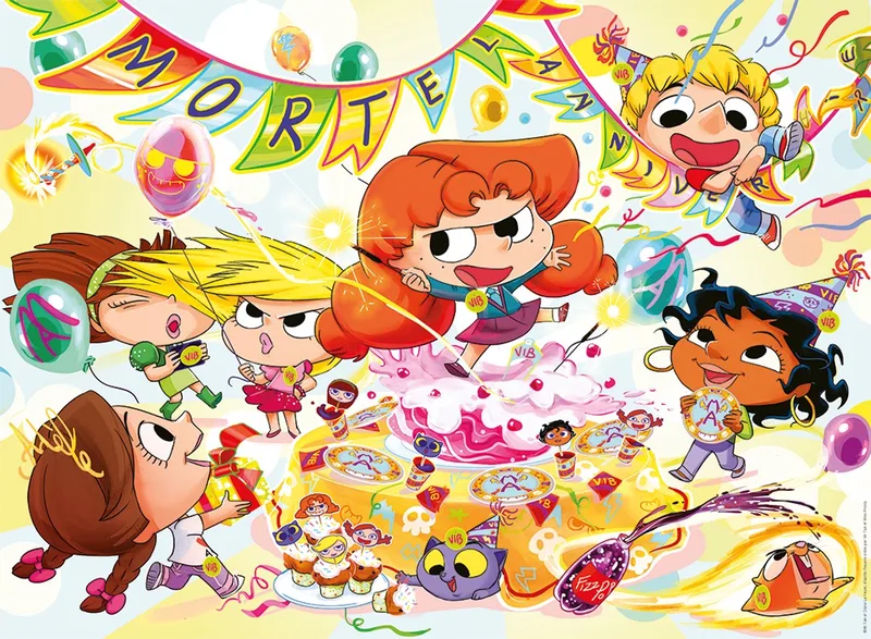 puzzel - Deadly Birthday - Deadly Adele - 150 stukjes karton. from Nathan, Multicolour edition – box
