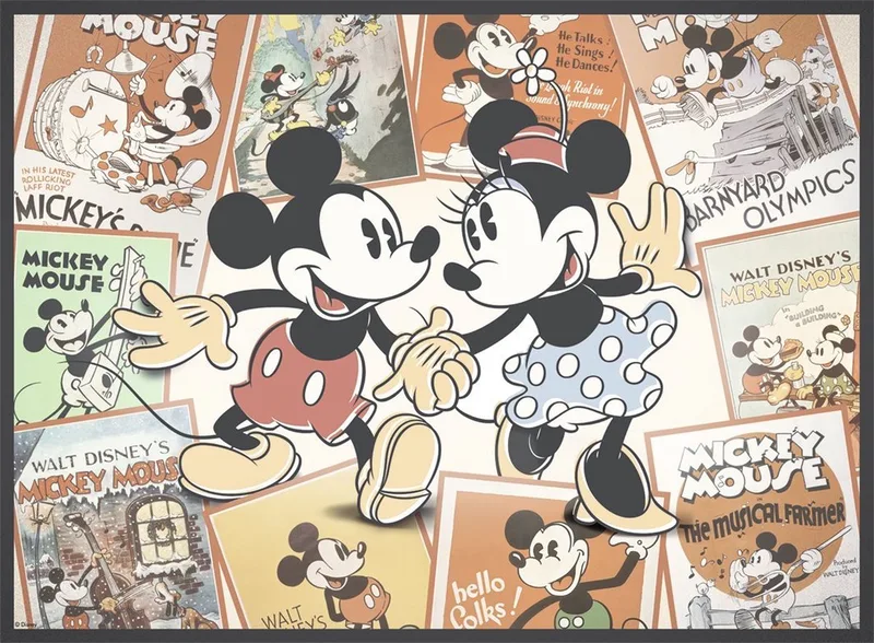 puzzel Mickey Mouse - 500 stukjes legpuzzel Disney. von Nathan, Ausgabe Mehrfarbig – Schachtel