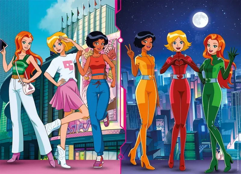 Puzzle Amies pour la Vie / Totally Spies! - 51 à 99 pièces van Nathan – doos