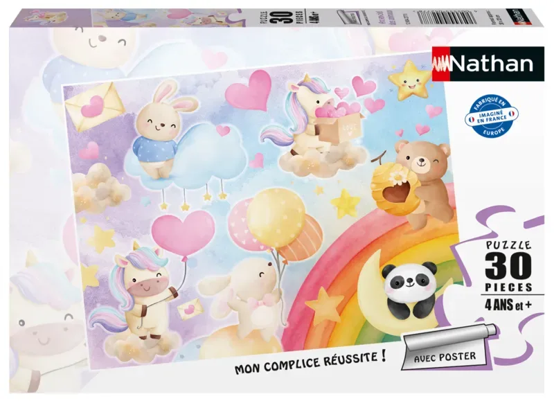 Puzzle Arc-en-Ciel des Animaux van Nathan – doos 2 van 2