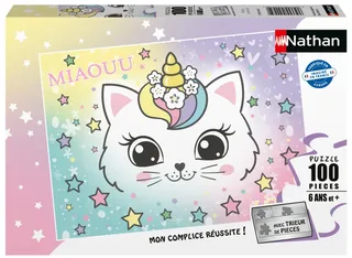 Puzzle Chaton Arc-en-Ciel de Nathan – boîte 2 sur 2