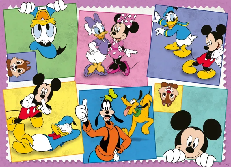 Puzzle Disney Mickey Mouse – L'Univers Coloré de Mickey - 26 à 50 pièces van Nathan – doos
