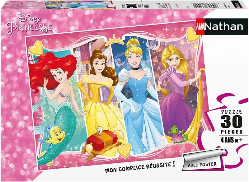Puzzle Disney Princesses - 26 à 50 pièces from Nathan – box 2 of 2