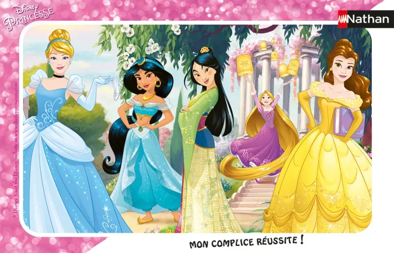 Puzzle Jolies Princesses Disney - 10 à 25 pièces van Nathan – doos