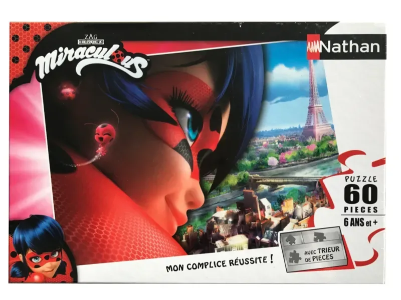 Puzzle Lady Bug - 51 à 99 pièces de Nathan – boîte