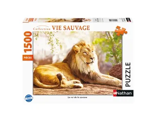 Puzzle Le Roi de la Savane - 1500 pièces de Nathan – boîte 2 sur 2