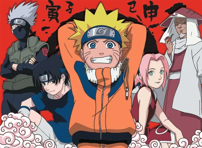 Puzzle Les Aventures de Naruto - 500 à 999 pièces van Nathan – doos 1 van 2