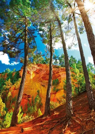 Puzzle Ocres de Roussillon - 1000 pièces from Nathan – box 1 of 2