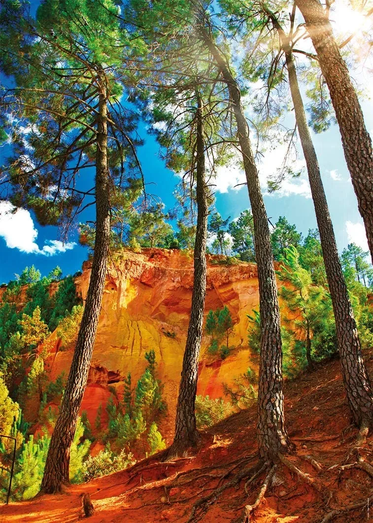 Puzzle Ocres de Roussillon - 1000 pièces from Nathan – box 1 of 2
