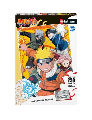 Puzzle Pièces XXL - Naruto à l'Académie des Ninjas - 200 à 499 pièces fra Nathan – æske 2 af 2