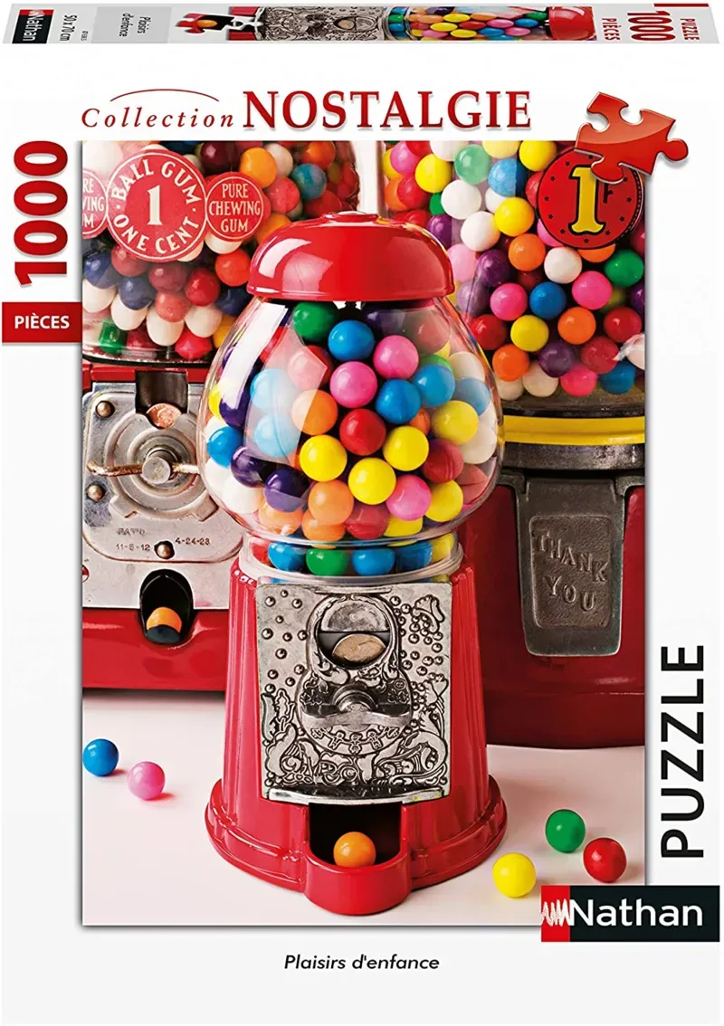 Puzzle Plaisirs d'Enfance - 1000 pièces from Nathan – box 2 of 2