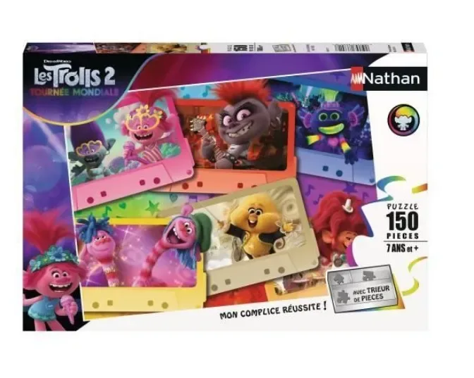 Puzzle Trolls 2 - 150 à 199 pièces de Nathan – boîte 2 sur 2