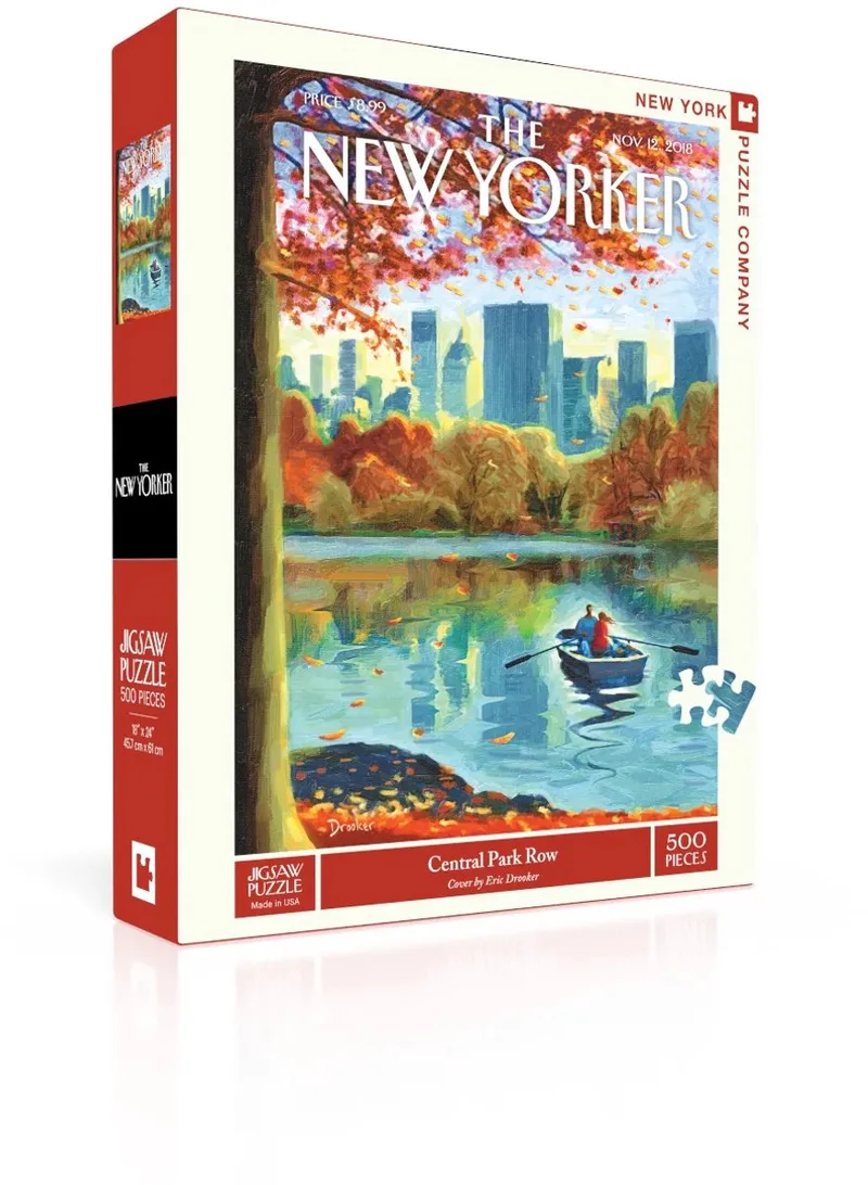 Central Park Row - 500 pieces fra New York Puzzle Company, Flerfarvet-udgave – æske