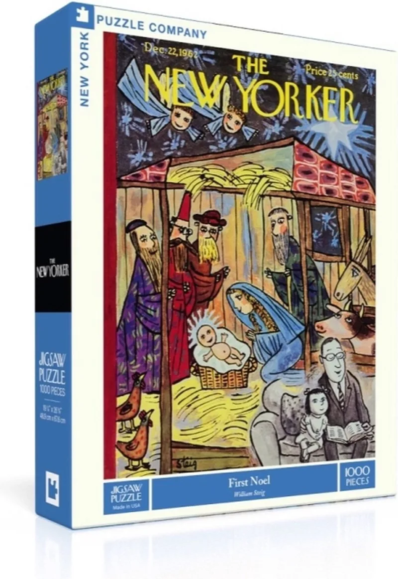 First Noel - 1000 stukjes puzzel van New York Puzzle Company, editie Meerkleurig – doos