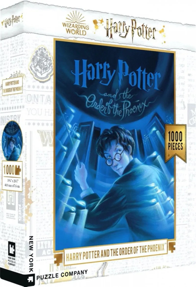 Harry Potter Order of the Phoenix - 1000 stukjes puzzel fra New York Puzzle Company, Flerfarvet-udgave – æske