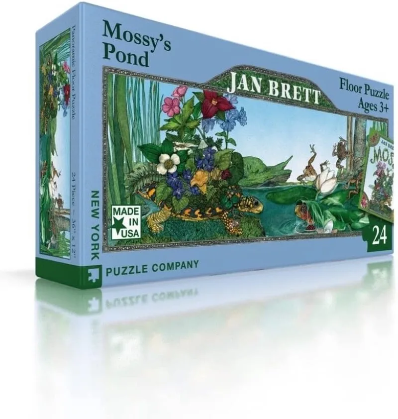 Mossy's Pond Vloer Puzzel 24 stukjes - 0819844010157 van New York Puzzle Company – doos