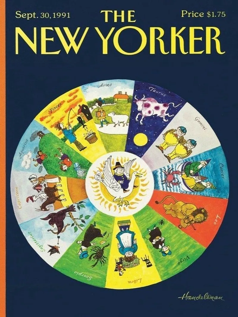 Mother Goose Zodiac - NYPC New Yorker Collectie Puzzel 100 Stukjes - 0819844014360 van New York Puzzle Company, editie Diverse kleuren – doos