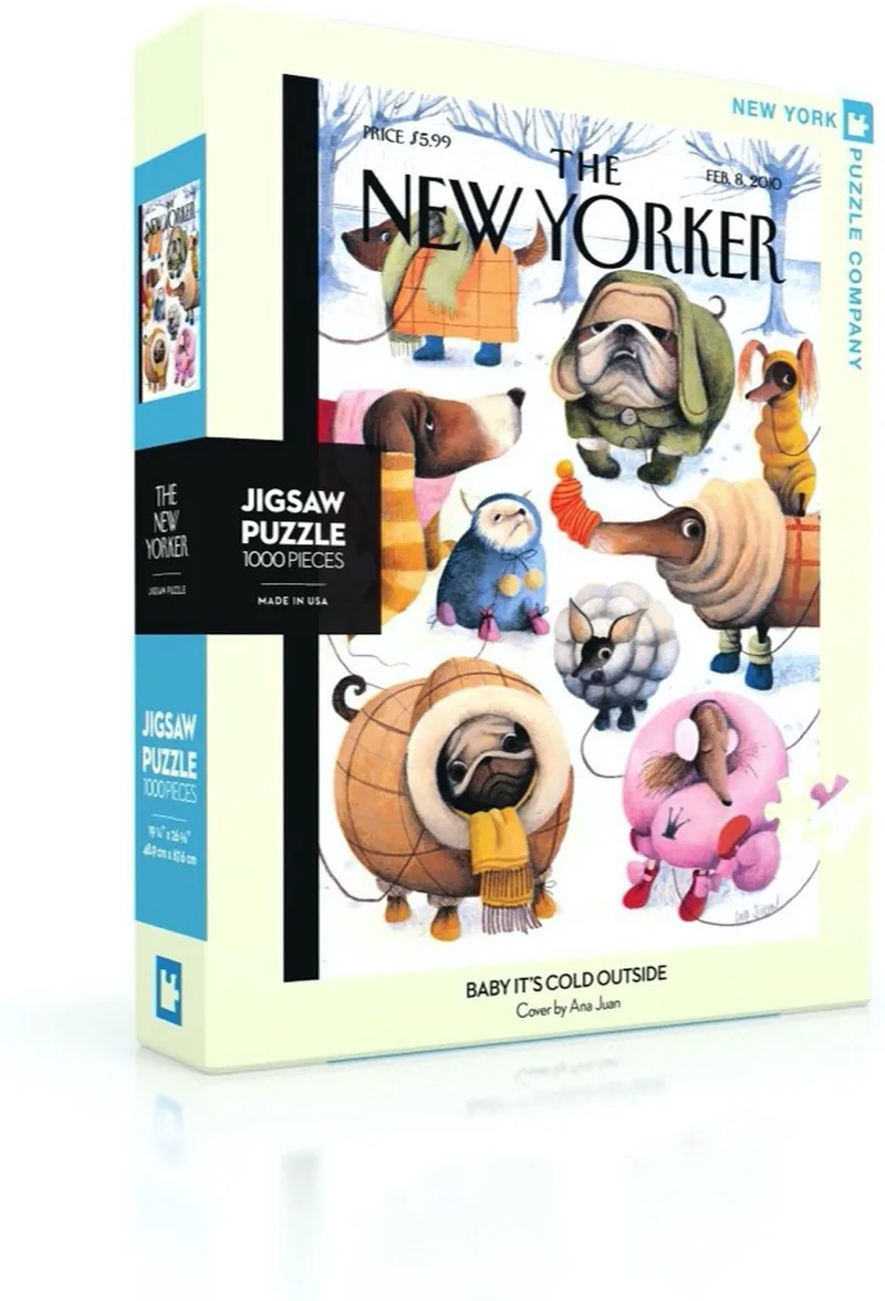 New Yorker Baby It’s Cold Outside - 1000 stukjes puzzel fra New York Puzzle Company, Flerfarvet-udgave – æske