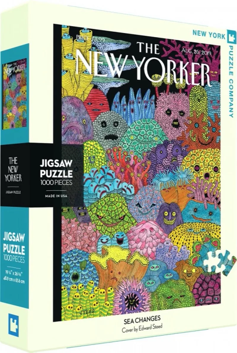 New Yorker Sea Changes - 1000 stukjes puzzel from New York Puzzle Company, Multicolour edition – box