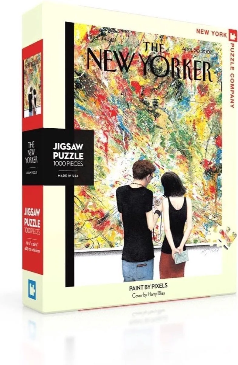 Paint by Pixels - 1000 pieces de New York Puzzle Company, édition Multicolore – boîte