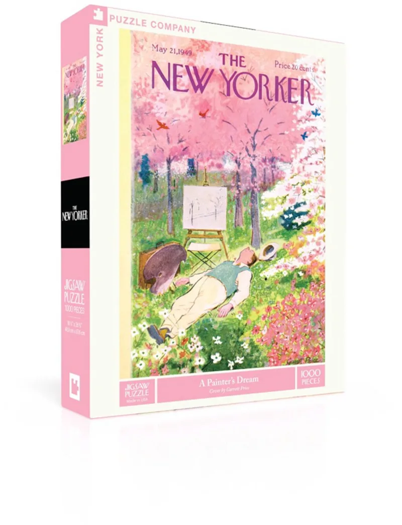 Puzzel - A Painter’s Dream - 1000 stukjes fra New York Puzzle Company, Flerfarvet-udgave – æske