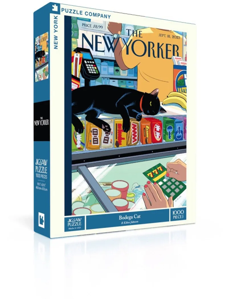 Puzzel Bodega Cat - 1000 stukjes from New York Puzzle Company, Multicolour edition – box