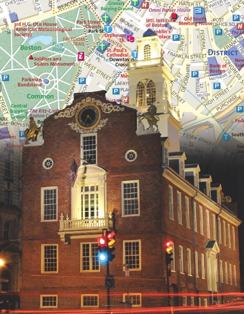 puzzel Boston City Map Mini - 100 stukjes kaart. from New York Puzzle Company, Multicolour edition – box
