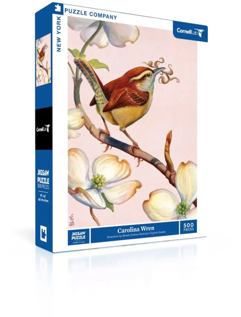 Puzzel Carolina Wren - 500 stukjes de New York Puzzle Company, édition Multicolore – boîte