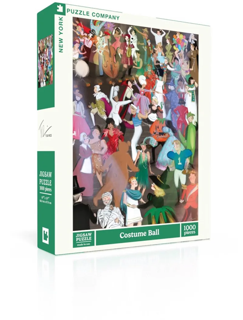 Puzzel - Costume Ball - 1000 stukjes von New York Puzzle Company, Ausgabe Mehrfarbig – Schachtel