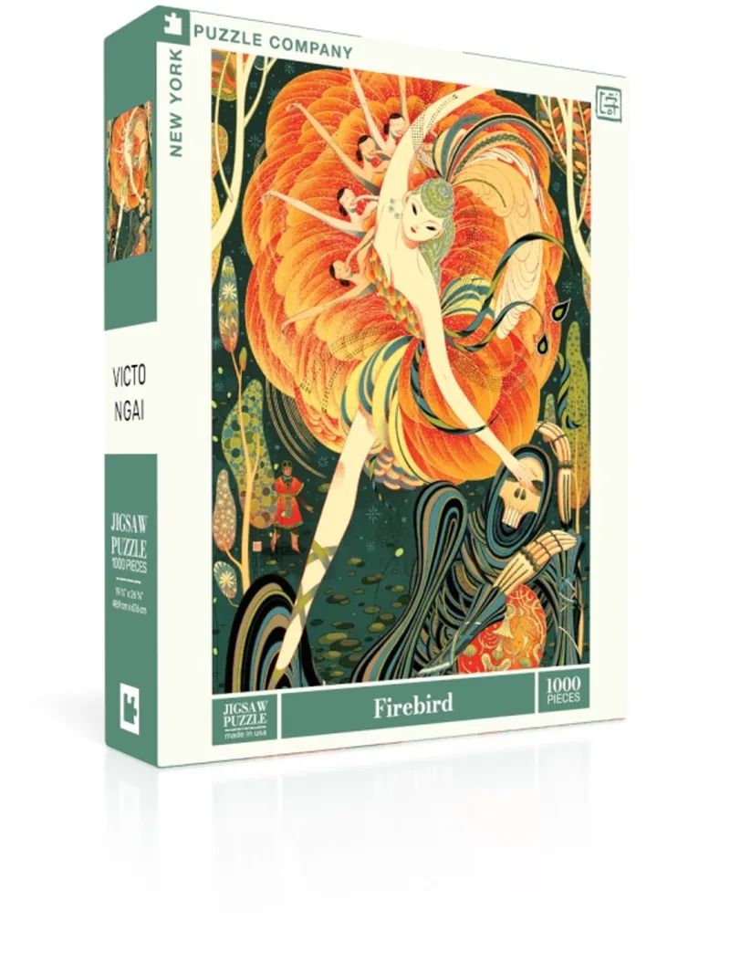 Puzzel Firebird - 1000 stukjes van New York Puzzle Company, editie Meerkleurig – doos