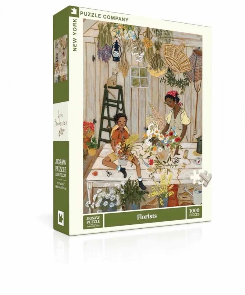 Puzzel Florists - 1000 stukjes van New York Puzzle Company, editie Meerkleurig – doos