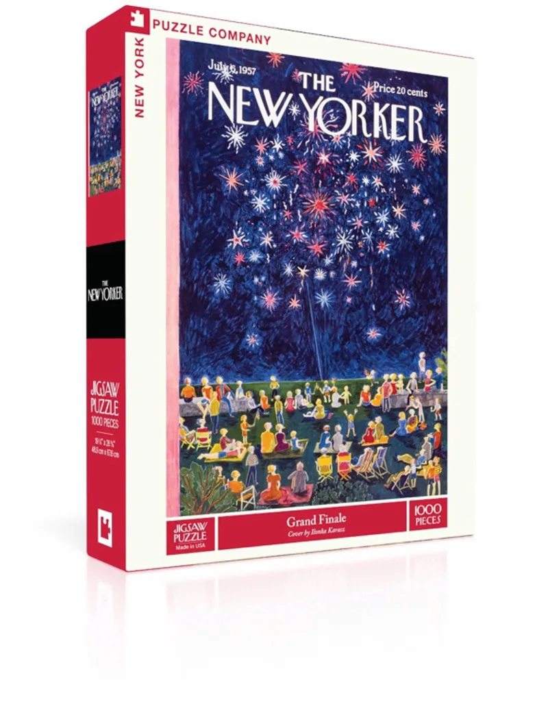 Puzzel - Grand Finale - 1000 stukjes fra New York Puzzle Company, Flerfarvet-udgave – æske