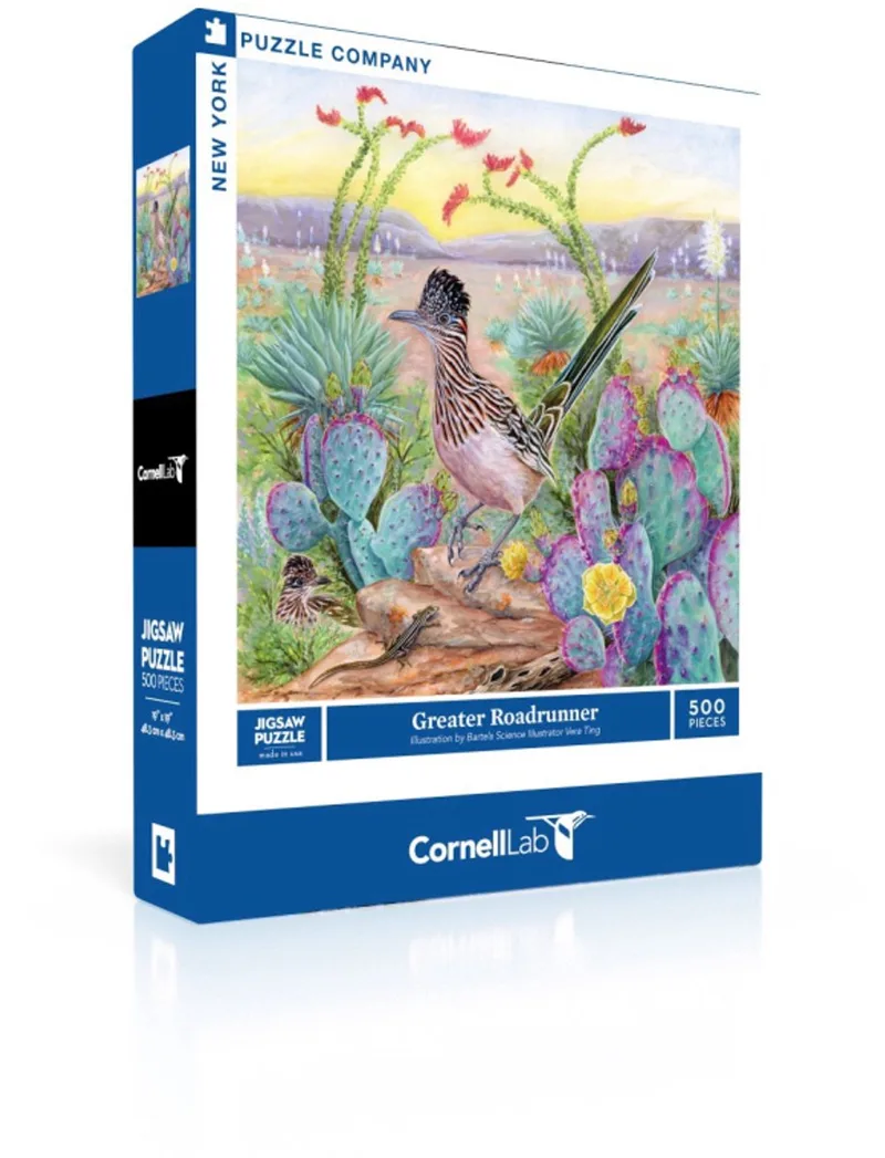 Puzzel Greater Roadrunner - 500 stukjes de New York Puzzle Company, édition Multicolore – boîte