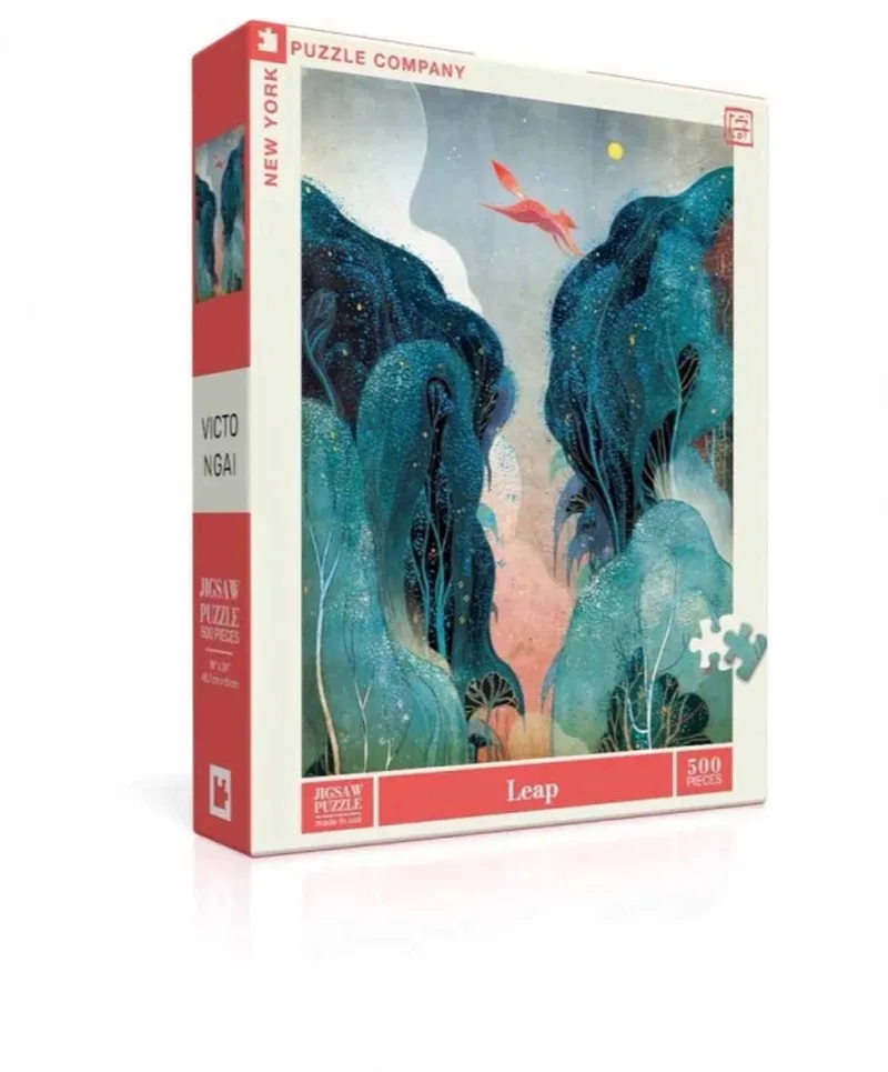 Puzzel Leap - 500 stukjes van New York Puzzle Company, editie Meerkleurig – doos