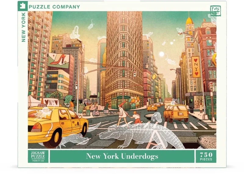 Puzzel - New York Underdogs - 750 stukjes van New York Puzzle Company, editie Meerkleurig – doos