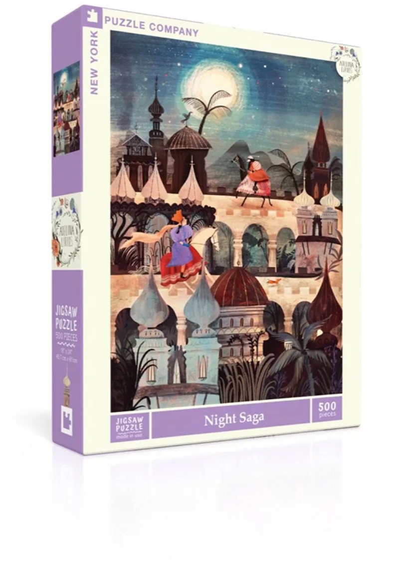 Puzzel Night Saga - 500 stukjes de New York Puzzle Company, édition Multicolore – boîte