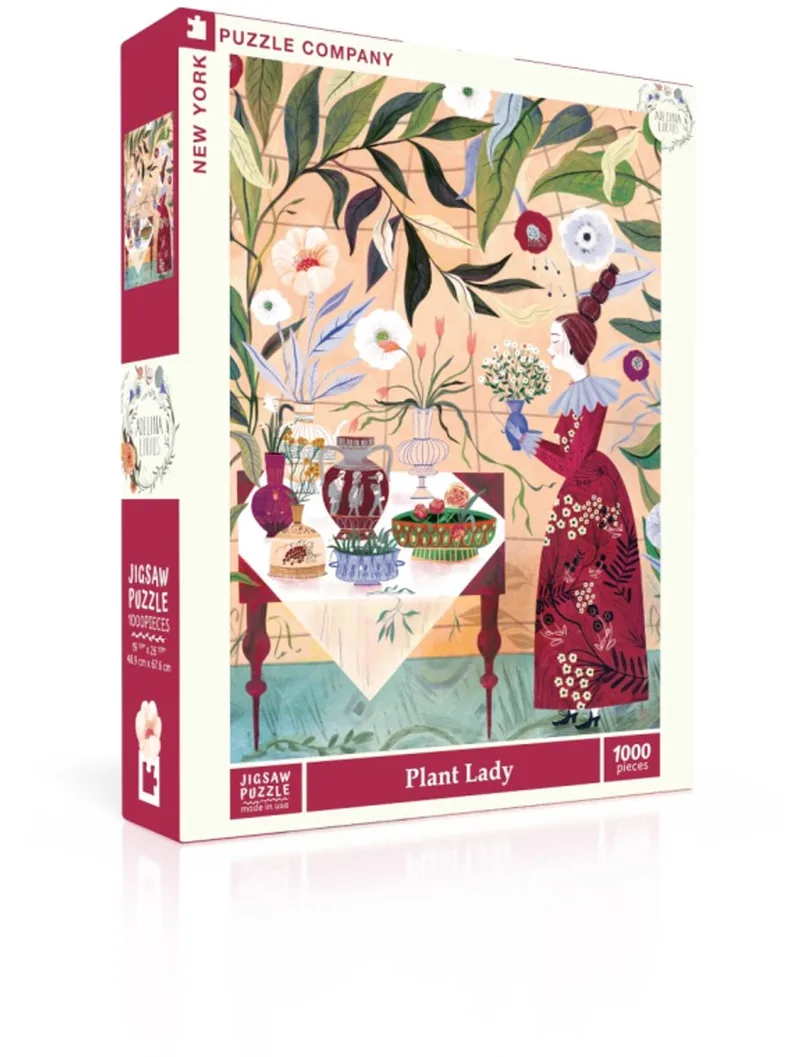 Puzzel Plant Lady - 1000 stukjes de New York Puzzle Company, édition Multicolore – boîte