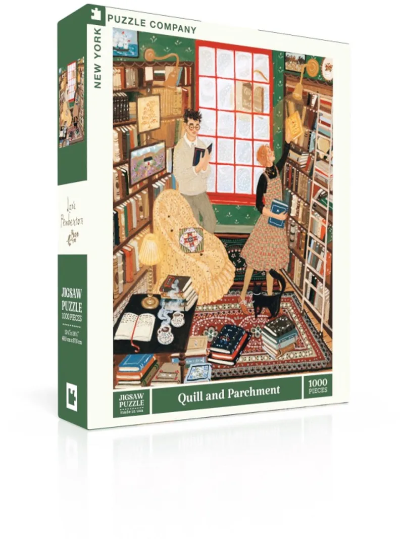 Puzzel Quill And Parchment - 1000 stukjes de New York Puzzle Company, édition Multicolore – boîte