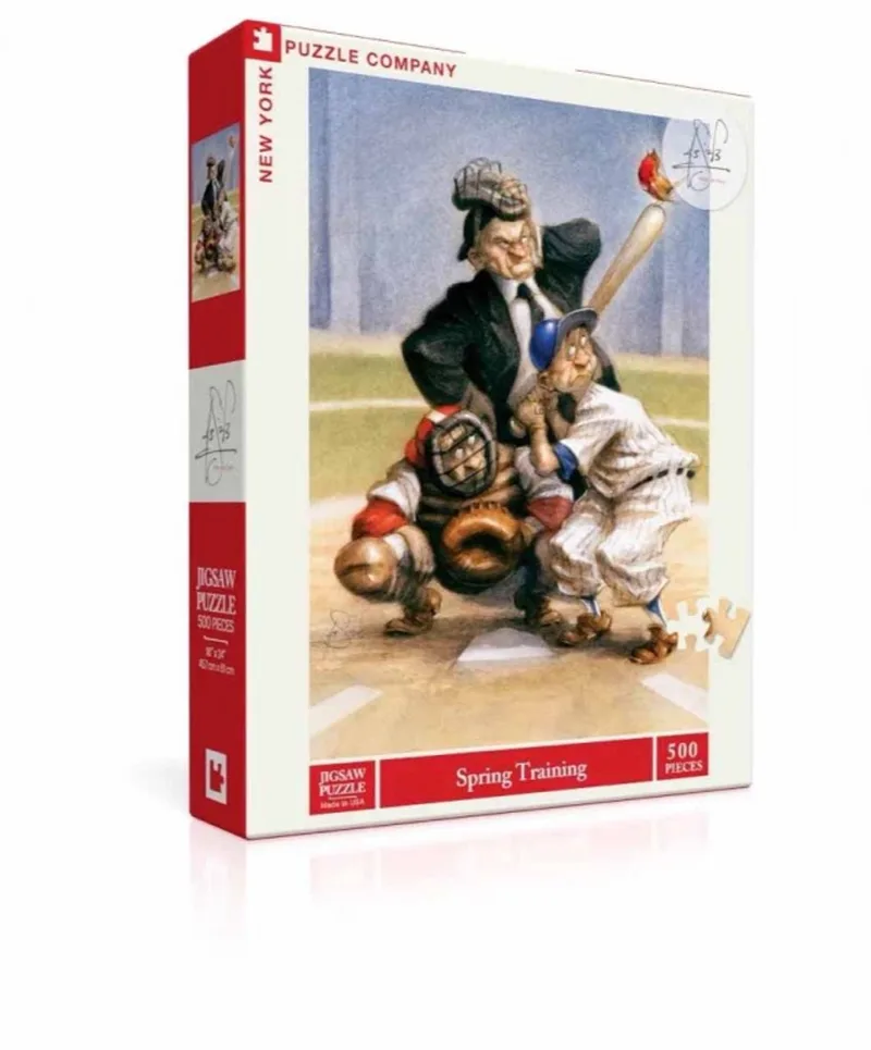Puzzel Spring Training - 500 stukjes van New York Puzzle Company, editie Meerkleurig – doos
