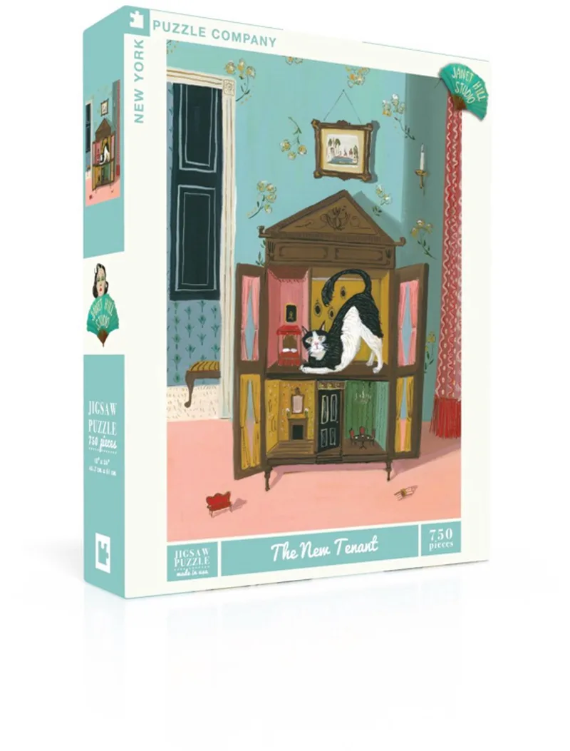 Puzzel - The New Tenant - 750 stukjes from New York Puzzle Company, Multicolour edition – box