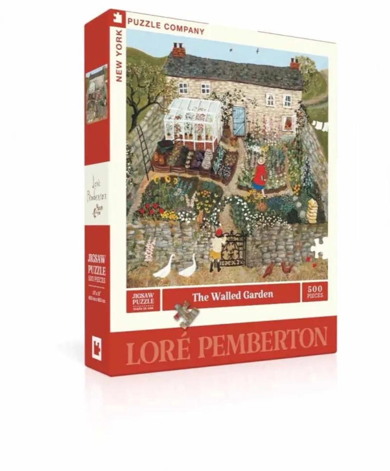 Puzzel The Walled Garden - 500 stukjes fra New York Puzzle Company, Flerfarvet-udgave – æske
