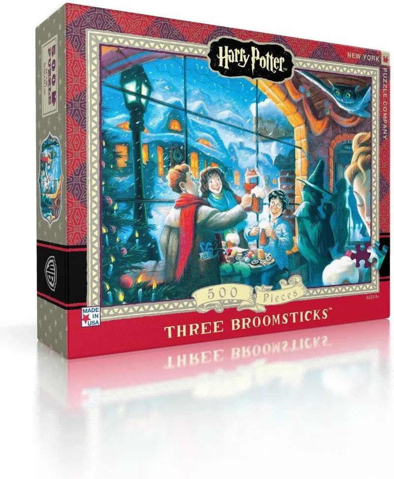 Puzzel Three Broomsticks - 500 stukjes from New York Puzzle Company, Multicolour edition – box