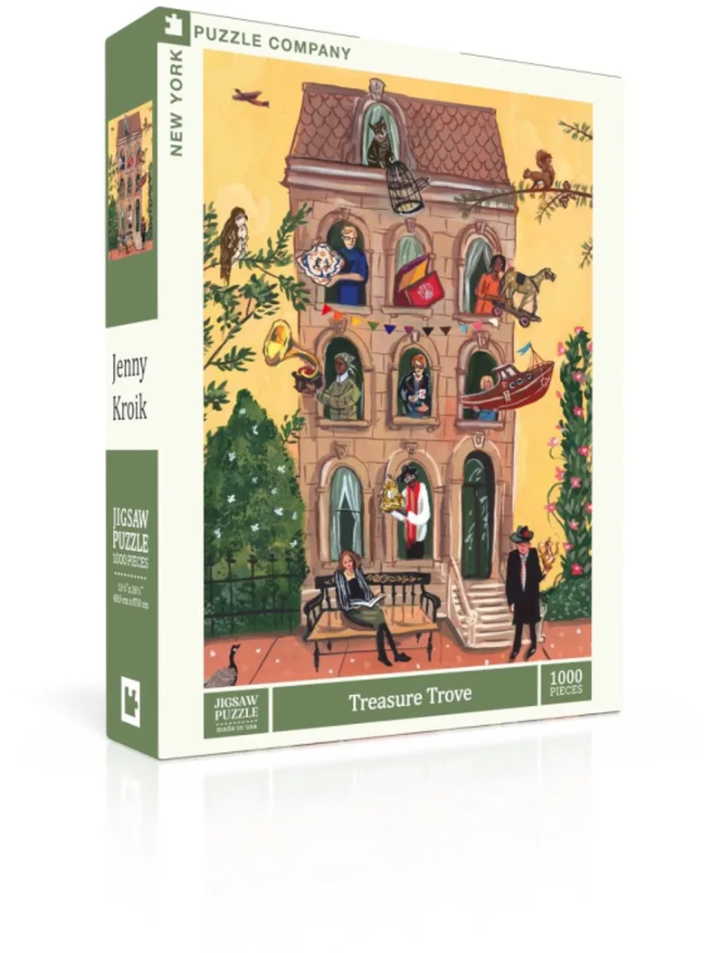 Puzzel Treasure Trove - 1000 stukjes van New York Puzzle Company, editie Meerkleurig – doos