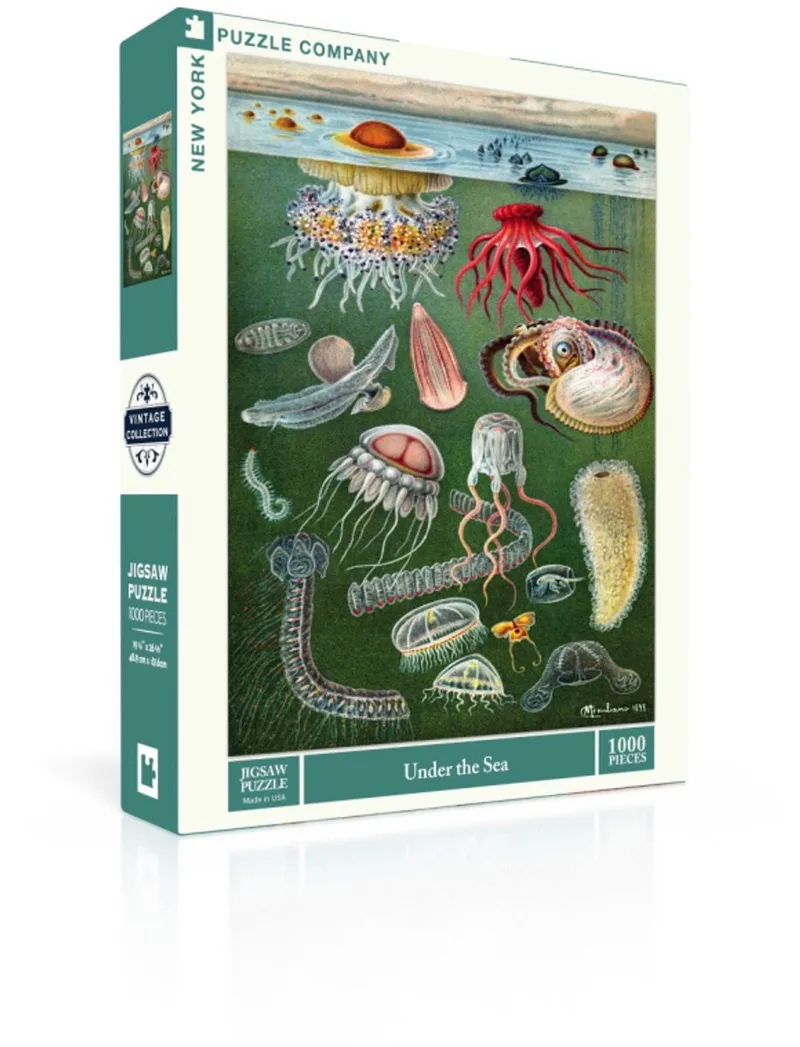 Puzzel Under the Sea - 1000 stukjes de New York Puzzle Company, édition Multicolore – boîte