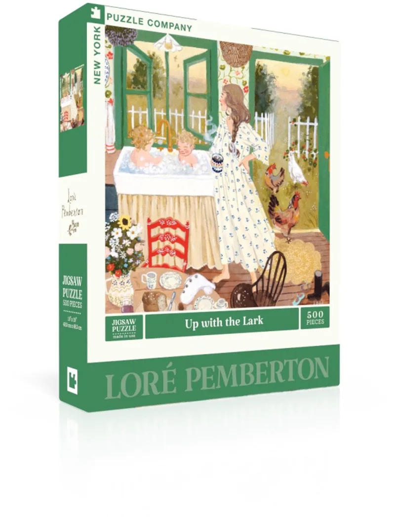 Puzzel Up with the Lark - 500 stukjes de New York Puzzle Company, édition Multicolore – boîte