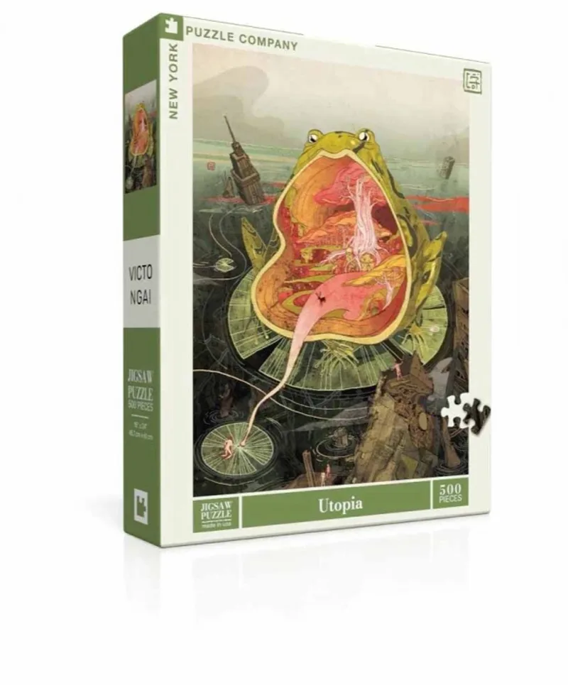 Puzzel Utopia - 500 stukjes de New York Puzzle Company, édition Multicolore – boîte