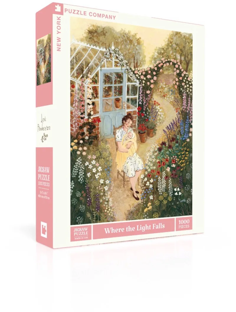 Puzzel - Where the Light Falls - 1000 stukjes from New York Puzzle Company, Multicolour edition – box