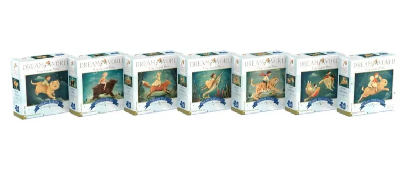 Puzzle 6 Puzzles - Dream World - Collector's Set - 10 à 25 pièces from New York Puzzle Company – box