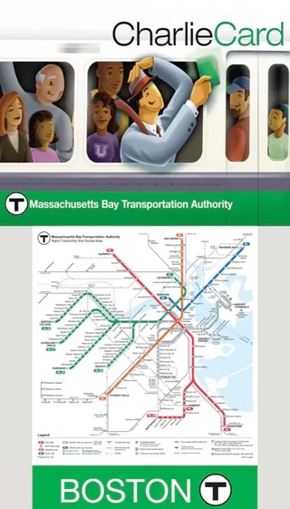 Puzzle Boston T Map Mini - 100 à 149 pièces from New York Puzzle Company – box 1 of 2