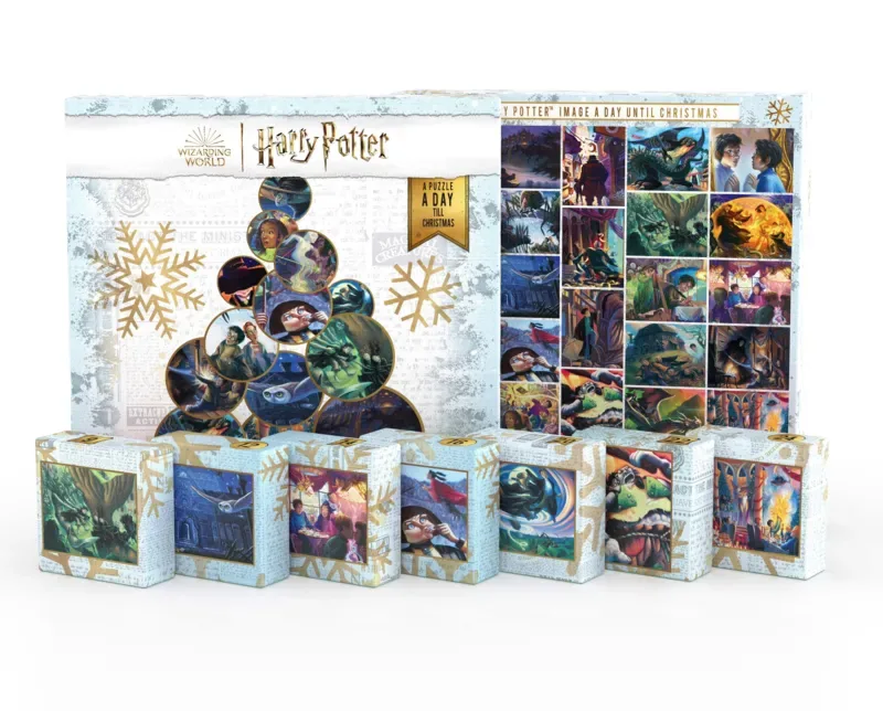 Puzzle Harry Potter Advent Calendar fra New York Puzzle Company – æske